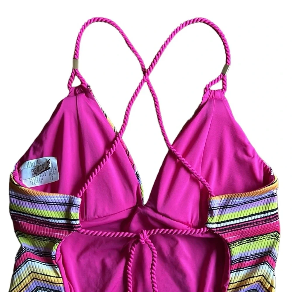 NWOT Becca Farah Reversible One Piece